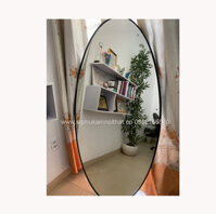 Thanh Lý Gương Soi Toàn Thân Hình Oval Khung Nhôm TT-156