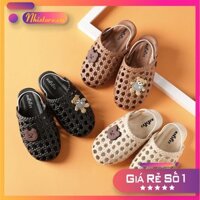 THANH LÝ HÀNG TỒN KHO Dép bé gái chất liệu nhựa dẻo chống trơn trượt
