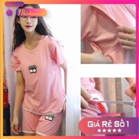 THANH LÝ HÀNG TỒN KHO Đồ bộ bầu sau sinh cho bé bú