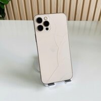 Thanh Lý - IPhone 12 Pro Lock J/A 128GB Gold Đẹp 98% Pin 92 PT Nứt Lưng, Kính Cam Sau Nứt