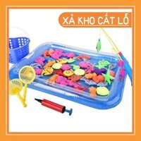 (thanh lý kho) Bộ Câu Cá Nam Châm FISH Cho Bé Chất Liệu Nhựa An Toàn Giúp Bé Phát Triển Sự Tập Trung Cao Độ Khi Chơi