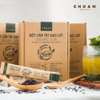 (Thanh lý Không hộp) 15 gói Bột Cần Tây Gạo Lứt Chuan Nature Organic Slim Hỗ trợ giảm cân, thanh lọc cân bằng cơ thể