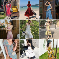 THANH LÝ LẺ SIZE - Đầm váy maxi đi biển, du lịch, sự kiện... loại đẹp, hàng chuẩn Quảng Châu, dọn kho sale giá siêu tốt