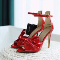 Thanh lý lẻ size sandal cao gót F21 màu đỏ quyến rũ