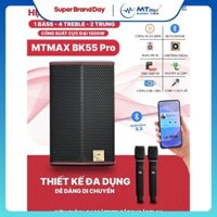 Thanh Lý Loa Xách Tay Karaoke DSL DS10 MTMax - Công Suất Lớn 200W, Bass Siêu Ấm 25CM, Chất Âm Mạnh Mẽ