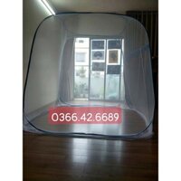 (Thanh lý) Màn chụp tự bung đỉnh vuông Nguyệt Ánh Bedding 1m8x2m - Mẫu mùng ngủ người lớn, màn dựng khung