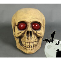 (Thanh lý) mặt lạ sọ người mặt lạ đầu nâu trưng bày studio tattoo, phòng vui chơi giải trí