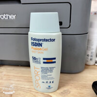 THANH LÝ MẤT VỎ Kem Chống Nắng Thể Thao Fotoprotector ISDIN Fusion Gel Sport 50+ Cho nam