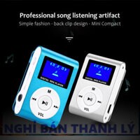 THANH LÝ ☆ Máy nghe nhạc MP3 Mini màn hình Led , có hỗ trợ khe cắm thẻ nhớ dùng cho tập thể dục chạy bộ, gym, đi bộ ...[