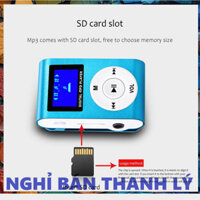 THANH LÝ ☆ Máy nghe nhạc MP3 Mini màn hình Led , có hỗ trợ khe cắm thẻ nhớ dùng cho tập thể dục [ Tặng kèm tai nghe jack