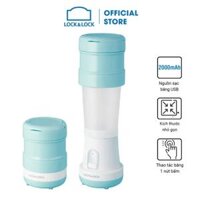 Thanh Lý Máy xay sinh tố Có Thể Gập Lại USB Lock & Lock, 500ML Màu xanh Mint EJM221MIT