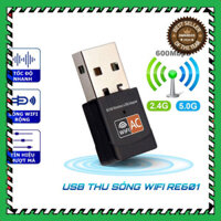 THANH LÝ ๑ Nâng Cấp Tốc Độ Internet: USB Thu Sóng Wifi WD46 1200Mbps - Tận Hưởng Trải Nghiệm 5G Mạnh Mẽ Cho PC và Laptop