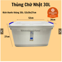 [thanh lý-nghỉ bán] thùng nhựa 30L /55L /75L có bánh xe, thùng nhựa bền đẹp chính hãng việt nhật