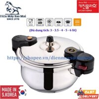 Thanh lý nồi áp suất inox Hàn Quốc Kitchen Flower dùng được bếp từ