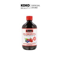 [thanh lý] Nước diệp lục vị dâu tây - Swisse Chlorophyll Mixed Berry 500ml - Date 9.23 - tem phụ