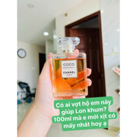 thanh lý nước hoa Chanel Coco 100ml