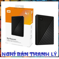 THANH LÝ ☆ Ổ cứng di động HDD 2.5 inch WD My Passport 4TB Portable USB 3.2 New Chính Hãng 100% - Fullbox ổ kích thước nh