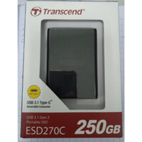 [Thanh lý quà trúng minigame] Ổ cứng di động 250GB SSD Transcend ESD270C USB 3.1 Gen 2 Portable SSD