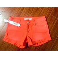 Thanh lý quần short jean màu cam Ninomax