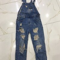 Thanh lý quần yếm jean cá tính