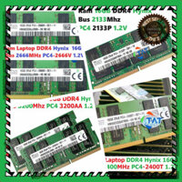 THANH LÝ ๑ Ram LAPTOP 16GB ( Hynix ) DDR4 2133Mhz 2400Mhz 2666Mhz 3200Mhz PC4 2133P 2400T 2666V 3200AA Dùng Cho Máy Tính