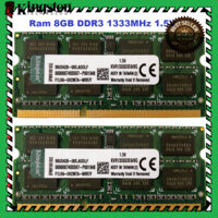 THANH LÝ ๑ Ram LAPTOP 8GB DDR3 Kingston Bus 1333Mhz PC3 10600 1.5V Dùng Cho Máy Tính Xách Tay