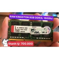 Thanh lý RAM Laptop KINGSTON 8GB DDR3L 1600hz