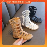THANH LÝ Sandal cho bé gái,sandal chiến binh giày xăng đan cao cổ khóa kéo siêu mềm đẹp thời trang  hàng Quảng Châu V183