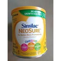 Thanh lý sữa Mỹ - Sữa Similac Neosure cho bé dưới 1 tuổi (371g) - Bảo đảm hàng Mỹ