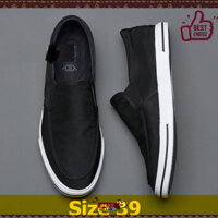 THANH LÝ ๑ THANH LÝ - H68 - Slip on nam - Giày lười vải nam cao cấp thương hiệu BAODA - Vải polyester (gió) chống thấm -