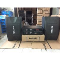 Thanh lý--Trọn bộ dàn Karaoke gia đình PA 203N và loa BMB 450 (bát 25 ) hát cực hay