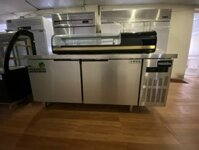 Thanh Lý Tủ Bàn Thớt 1m8, 2 Cánh Inox