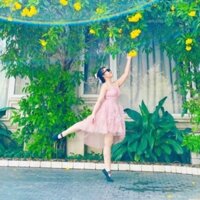 THANH LÝ TỦ ĐỒ: ĐẦM CÔNG CHÚA MÀU HÔNG PHẤN