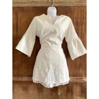 THANH Lý TỦ ĐỒ:   SET BỘ CÔNG SỞ Trắng KEM SIZE M