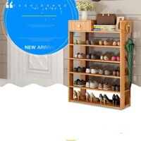 (THANH LÝ) Tủ giày gỗ - kệ giày gỗ 5 tầng đa năng gỗ ép cao cấp kích thước 60*24*85cm