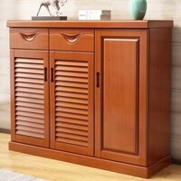 Thanh lý tủ giày gỗ tự nhiên 3 cánh