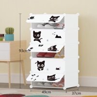 💥THANH LÝ TỦ GIÀY LẮP GHÉP ĐA NĂNG 5 Ô.