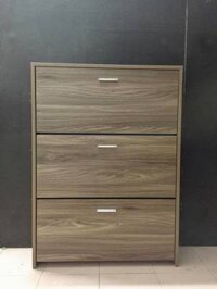 Thanh lý tủ giày thông minh 3 ngăn nâu – PQ 08