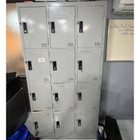 Thanh lý tủ locker sắt 12 ngăn spa
