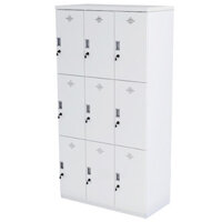 Thanh lý tủ locker sắt 9 ngăn giá rẻ