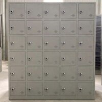 Thanh lý tủ locker sắt văn phòng 30 ô mới 99%