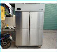 Thanh lý tủ mát inox 4 cánh Berjaya BS4DUC/Z