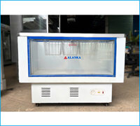 Thanh lý tủ mát nằm kính lùa phẳng Alaska LC-450B 270L