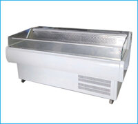 Thanh lý tủ mát nằm trưng bày không cửa 2m