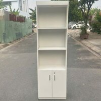 Thanh lý tủ trưng bày gỗ MDF màu trắng đẹp
