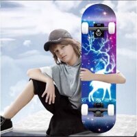 THANH LÝ Ván trượt Skateboard thể thao siêu hạng kích thước 80x20x10 cm(màu Ngẫu nhiêu)Mẫu Ván bị xước