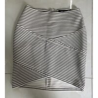 thanh lý váy HNOSS sọc trăng đen