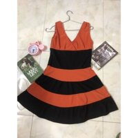 [Thanh lý] Váy/Đầm thun sọc ngang xòe