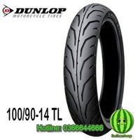 Thanh lý - Vỏ Lốp xe máy Dunlop 100/90-14 TL TT900