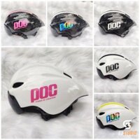 Thanh Lý Xả Kho Mũ Xe Đạp Thẻ Thao Thương Hiệu ROC HELMETS Độ Tem P.0.C  BH 12 Tháng Full Phụ Kiện
